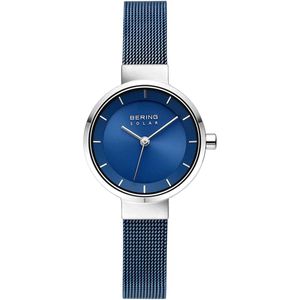 Bering Damen Uhr Armbanduhr Classic Solar - 14627-307 Meshband