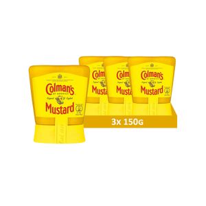 Colman's Original englischer Senf, English Mustard fein gemahlen in der Tube (3 Stück (3 x 150g))