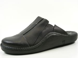 Romika 71088 Mokasso 288 G Herren Hausschuhe Pantoffeln Clogs Leder , Größe:39 EU, Farbe:Schwarz
