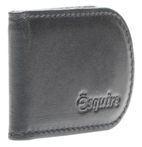 Esquire Geldklammer New Silk Money Clip Black schwarz