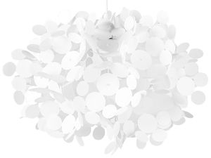 BELIANI Hängeleuchte Weiß Kunststoff Schirm in Wolkenform aus Kreisen Moderner Skandinavischer Stil Kinder- und Jugendzimmer Beleuchtung