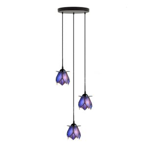 Art Deco Trade - Tiffany Kronleuchter ''Blue Lotus'' 3
