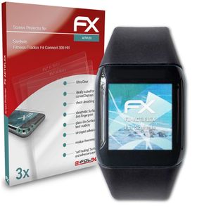 atFoliX FX-ActiFleX 3x Schutzfolie kompatibel mit Soehnle Fitness-Tracker Fit Connect 300 HR Folie