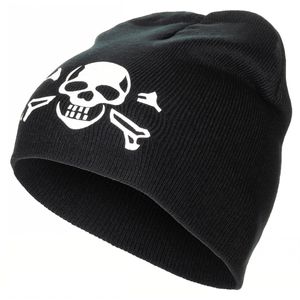MFH Strickmütze, "Beanie", Totenkopf, fein gestrickt, schwarz MFH Strickmütze, "Beanie", Totenkopf, fein gestrickt, schwarz