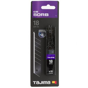 TAJIMA DORA Ersatzklinge RAZAR BLACK 18mm - 10 Stück, TYP CB50 RB