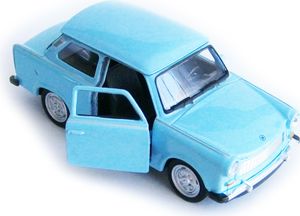 TRABANT 601 Modellauto 11,5cm Trabi Modell Auto Spielzeugauto Kinder Spielzeug Geschenk 14 (Blau)