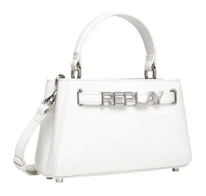 REPLAY Handtasche Umhängetasche Handbag Optical White weiß