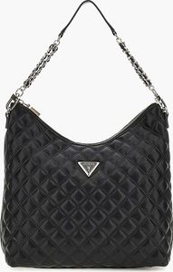 Guess Giully Hobo Quilted Bag In Black Pro ženy - 34x29.5x12 CM / Black
