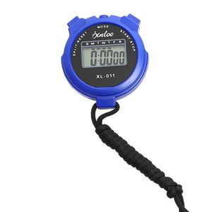 Digitale Stoppuhr Wasserdicht Kompakte Größe Einfache Bedienung Keine Uhr Kein Datum Leise Stoppuhr Timer Chronograph Geräte-Blau