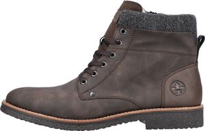 Rieker Herren Schnürstiefelette Warmfutter 33640, Größe:45 EU, Farbe:Braun