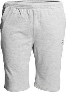 Übergrößen Top Sweat-Bermudashort AHORN SPORTSWEAR Grau Melange 3XL