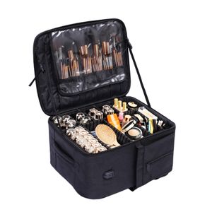 Make up batoh velký přenosný cestovní kufřík kadeřník případ kosmetický kufřík kosmetický organizér skladovací tašky