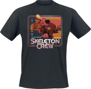 Star Wars T-Shirt Herren Skeleton Crew - Retro Riding schwarz XXL