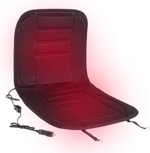 WOLTU HF001sz Sitzheizung Auto Heizkissen Heizauflagen Heizung für Sitz & Rücken Überhitzungsschutz 12V 98 cm x 48 cm Schwarz