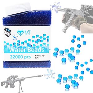 Gelkugeln für Pistole, Gewehr - 7-8 mm Patronen, blau, 22000 Stück