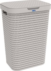 Rotho Wäschesammler Country, 55 L cappuccino