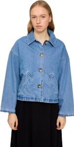 Mazine Damen Hemd  Short Denim Jacket w Buttons  Organ, Größe:M, Farben:light blue