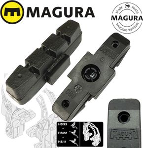 Magura Bremsbeläge für unbeschichtet Felgen Hs11 HS22 HS33 Evo Standard Schwarz (1 Paar)