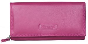 Ružová dámska kožená peňaženka Kabana z mäkkej pravej kože