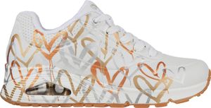 SKECHERS Uno Metallic Love Schuhe Damen weiss 36
