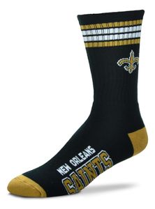 For Bare Feet - NFL New Orleans Saints Graphic 4-Stripe Deuce Socken - Mehrfarbig : Mehrfarbig M Farbe: Mehrfarbig Größe: M