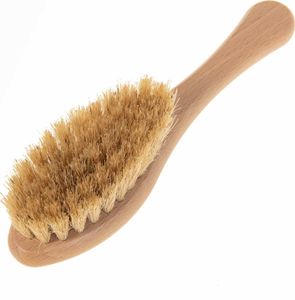 SIDCO Kinderhaarbürste Naturborste Naturhaarbürste Buchenholz Holzbürste Haarbürste