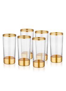 Hermia Concept, Fulbright- TMA4734, Gold, Wasser- und Saftgläser/ Cocktailgläser, 100% Glas