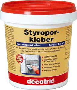 Decotric Styroporkleber Tube 400 g, weiß