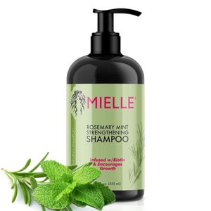 Shampoo Rosmarin Mint Kopfhaut Pflege für Haarwachstum gegen Haarausfall Mielle, 1x 355ml