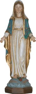 Heiligenfigur Madonna Immaculata, Holzoptik 40,5 cm