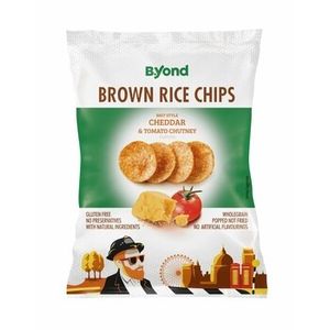 Byond Chips Reis Cheddar & Chutney Tomatensoße 70G