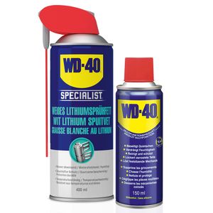  WD-40 SET Weißes Lithiumsprühfett 400 ml & Multifunktionsprodukt 150 ml