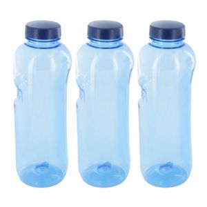 3x Original Kavodrink Tritan Trinkflasche 1 L Wasserflasche ohne Bisphenol-A (BPA frei)