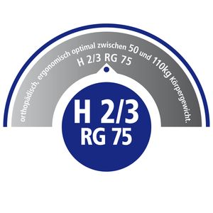 Latextopper Natura-LUX H2/3 (RG 75) 160 x 200 cm mit RAVOTEX Baumwollbezug
