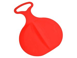 Kinderschlitten, Rutsch-Schlitten Free 198 aus Kunststoff mit Haltegriff, Farbe:rot