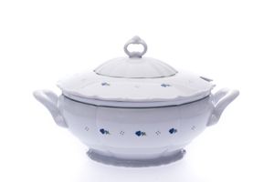 Mísa polévková, porcelán, 2,5 l, kytičky, G. Benedikt