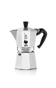 Bialetti Moka Express, Mokka-Kanne, Silber, 4 Tassen, Thermoplast, Moka Express, 1 Stück(e)