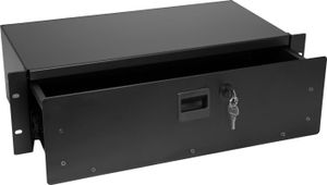 OMNITRONIC Rackschublade SN-3 Rackschublade mit Schloss 3HE
