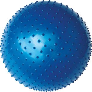 YATE Gymball - 65 cm s výstupky  modrý