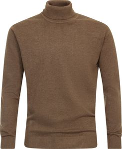 REDMOND Casual Herren Pullover Langarm Rollkragen Regular-Fit Braun M REDMOND Casual Herren Pullover Langarm Rollkragen Regular-Fit Braun M