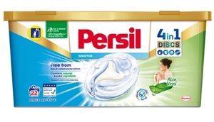 (DE) Persil Discs Sensitive Kapsułki do prania, 22 sztuki (PRODUKT Z NIEMIEC)