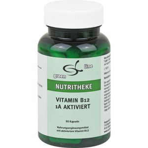 zelená linie Vitamin B12 1A aktivovaný, 90 kapslí