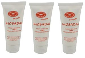 3x MOSADAL Creme Hydratante Urea - er Hornhautentferner für die Fußpflege