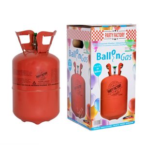 Helium Ballongas für 30 Luftballons Set inkl. 30 Latexballons + 100m Ballonband 250 Liter …