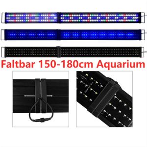 150-180cm Aquarium Mondlicht LED Lampe RGB Wasserdicht Beleuchtung Faltbar