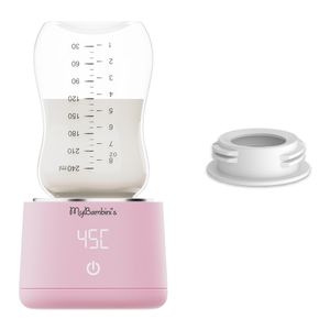 MyBambini's Flaschenwärmer Pro™ - Tragbarer Babyflaschenwärmer für unterwegs - Kompatibel mit Enghalsflaschen von Dr. Brown's, Difrax, Medela & Nanobebe