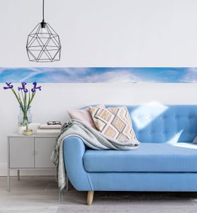 MyMaxxi - Bordüre selbstklebend  Wolken 02 600 x 20cm  Wandbordüre Wandtattoo  Aufkleber wasserdicht geeignet für Bad  Dekoration für Ihr Badezimmer Wohnzimmer Küche
