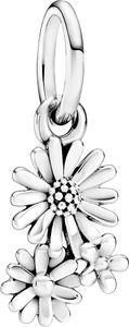 PandoraGarden Charm Anhänger 798819C00 Daisy Flower Bouquet Silber 925
