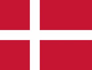 Vlajka s potlačou Vlajka Dánska FLAGDK Dánsko 90 x 150 cm