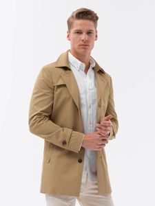 Ombre Clothing Trenchcoat für Männer Brirnima beige L